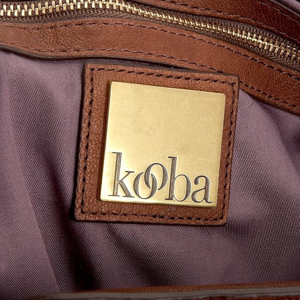 Kooba Hailey Camel Handbag NWT Satchel - Picture 8 of 13